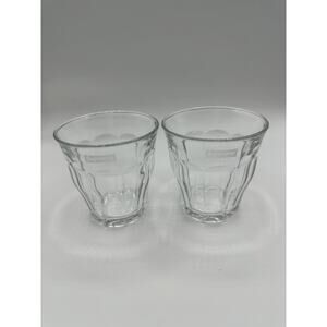 Limited-Supreme x Duralex Collaboration-Set of 2 Drinking Glasses-New No Box